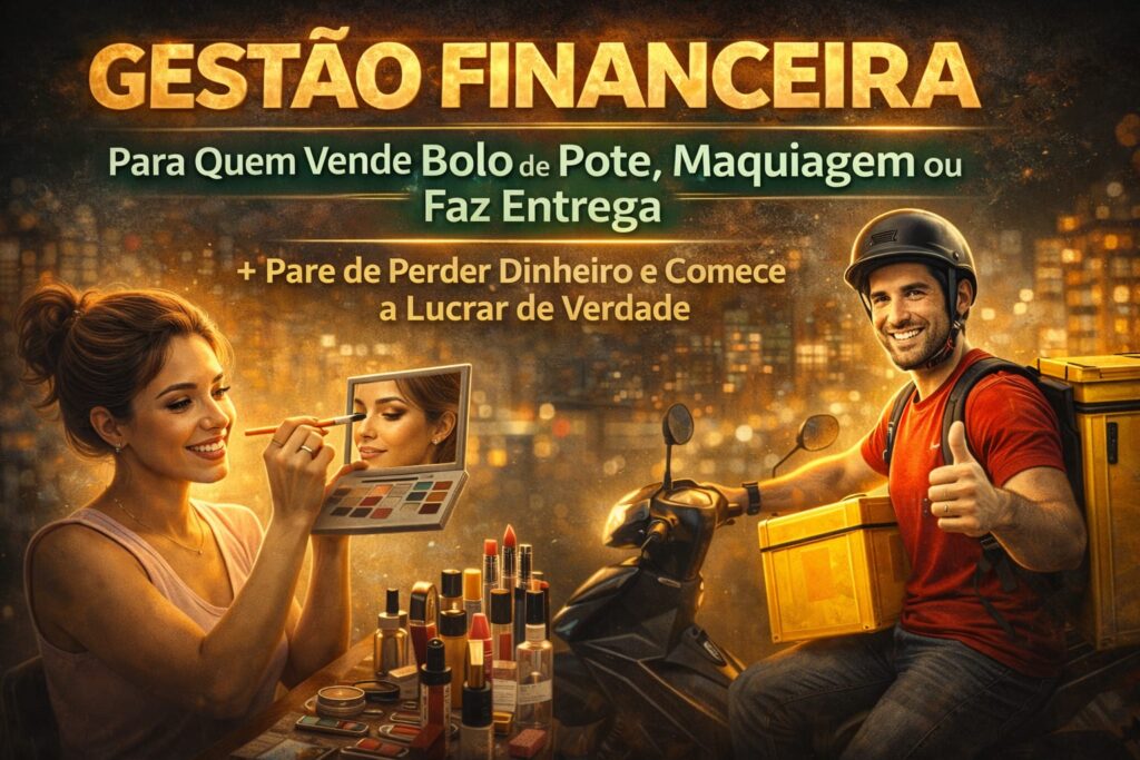 Gestão Financeira para Quem Vende Bolo de Pote, Maquiagem ou Faz Entrega: Pare de Perder Dinheiro e Comece a Lucrar de Verdade