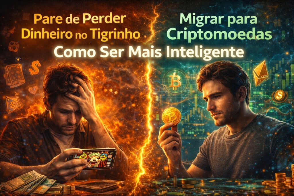 Pare de Perder Dinheiro no Tigrinho: Como Migrar Para Criptomoedas Sem Ser Mais Uma Vítima